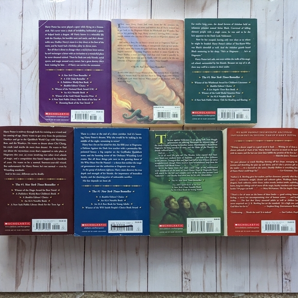 Harry Potter by JK Rowling Complete Paperback Set Books 1-7 EUC - Picture 2 of 10